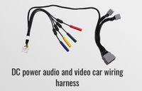 DC Power Audio and Video Car Cawing Herness